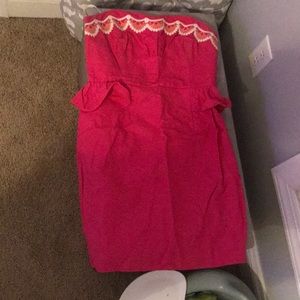 LILLY PULITZER strapless dress